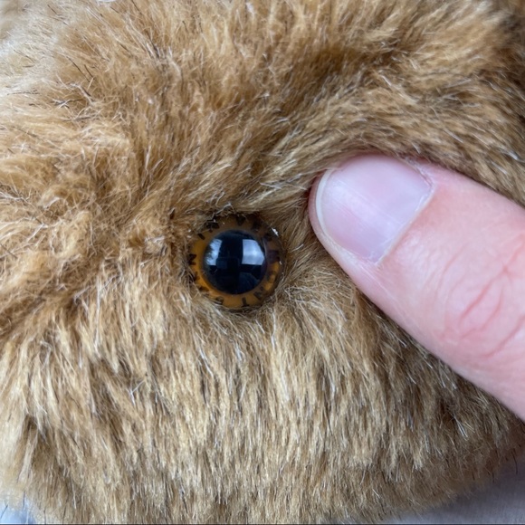 Vermont Teddy Bear Brown Stuffed Animal Denim Overalls - Picture 6 of 8